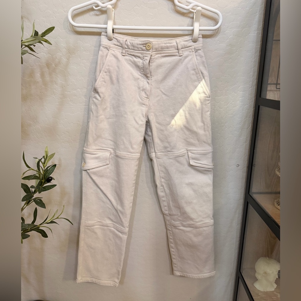 Wilfred Free Cream-Beige Cargo Pants 100% Cotton